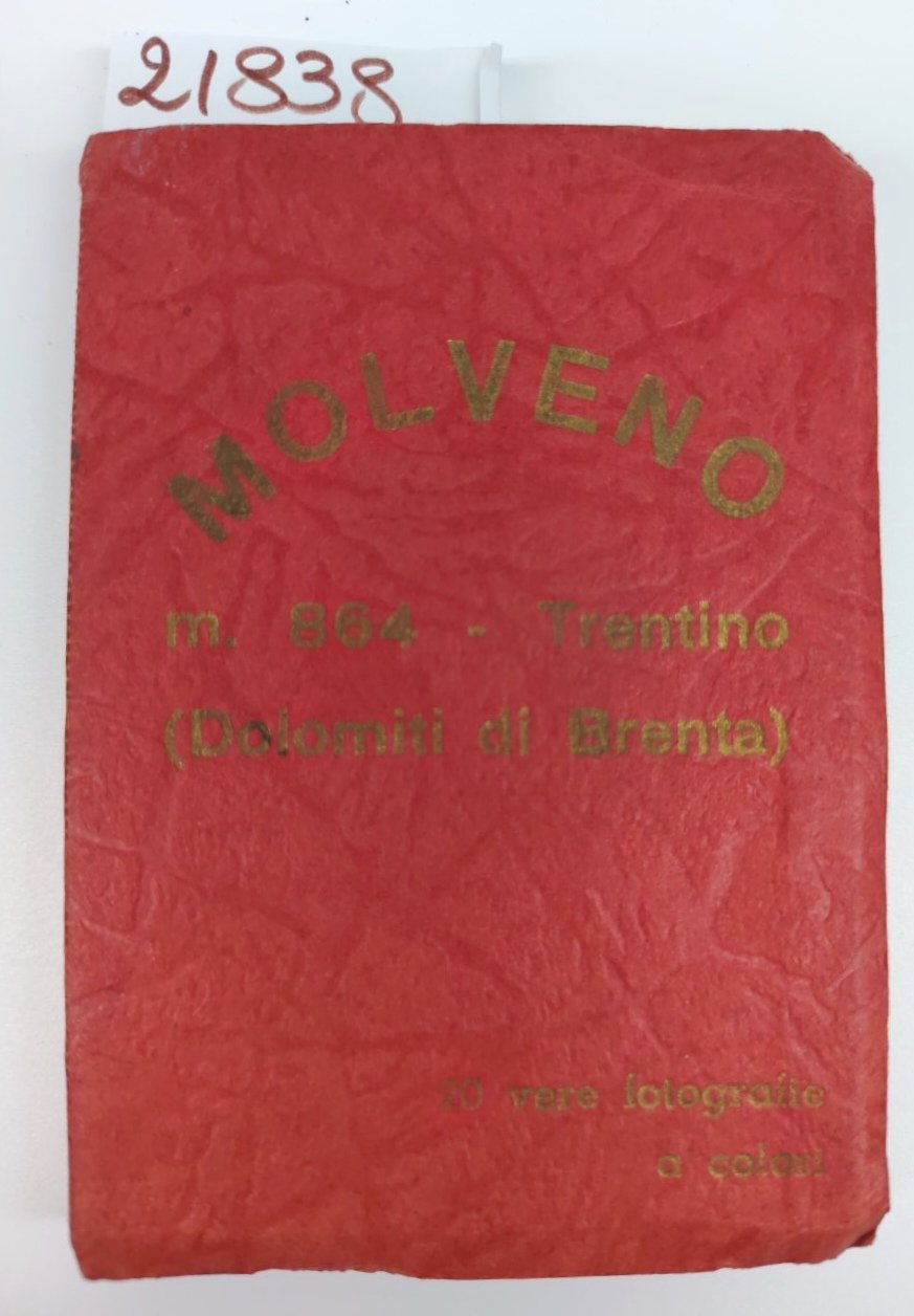 Libretto ricordo a soffietto Molveno Trentino (Dolomiti del Brenta) fotografie …