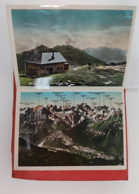 Libretto ricordo a soffietto Molveno Trentino (Dolomiti del Brenta) fotografie …