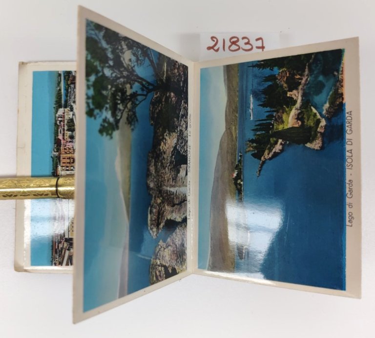 Libretto ricordo Lago di Garda vedute a colori a soffietto