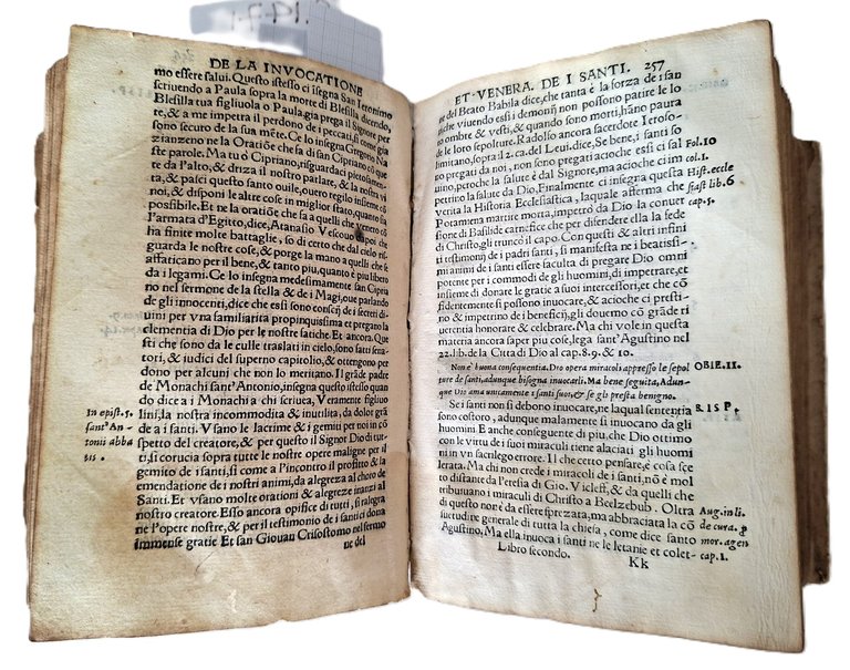 Libro antico Cinquecentina Confirmatione et Stabilimento di tutti i dogmi …