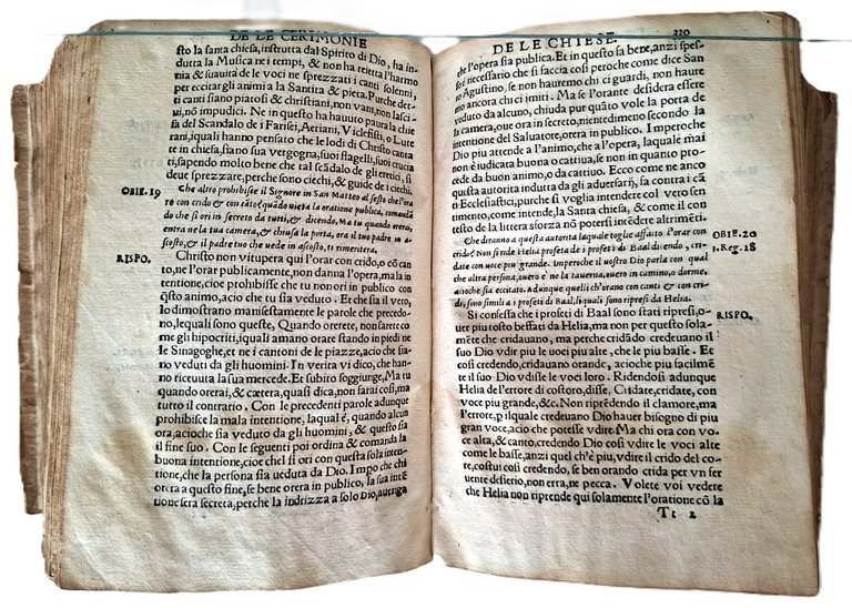 Libro antico Cinquecentina Confirmatione et Stabilimento di tutti i dogmi …