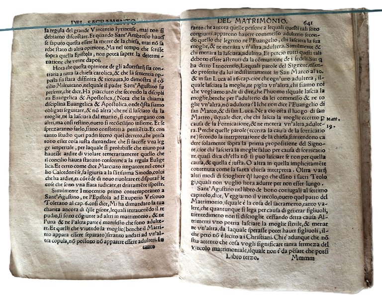 Libro antico Cinquecentina Confirmatione et Stabilimento di tutti i dogmi …