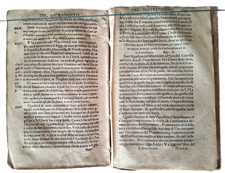 Libro antico Cinquecentina Confirmatione et Stabilimento di tutti i dogmi …