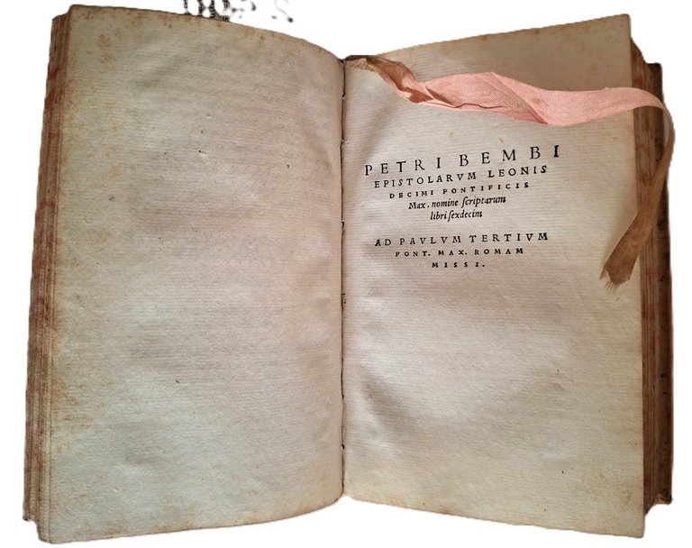 Libro antico Cinquecentina Epistolarum Familiarum, Libri VI Venezia 1552