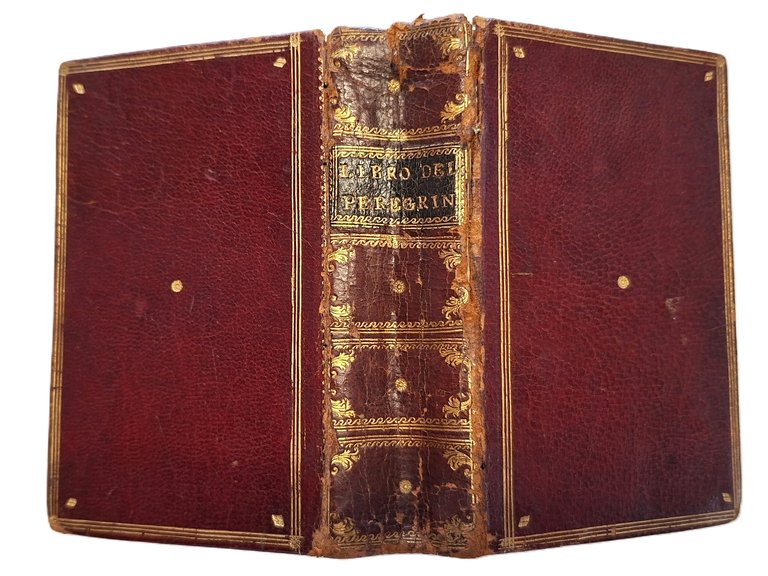Libro antico Cinquecentina Post Incunabolo Libro del Peregrino 1515