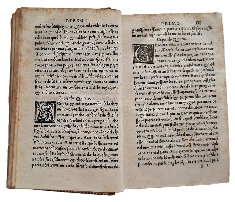 Libro antico Cinquecentina Post Incunabolo Libro del Peregrino 1515
