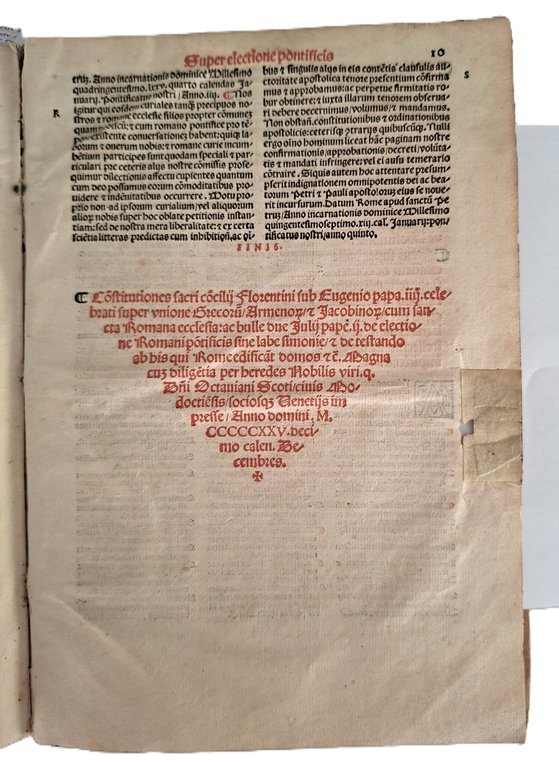 Libro antico Cinquecentina Sextus decretalium liber a Bonifacio octavo Venezia … | Immagine Gallery 19