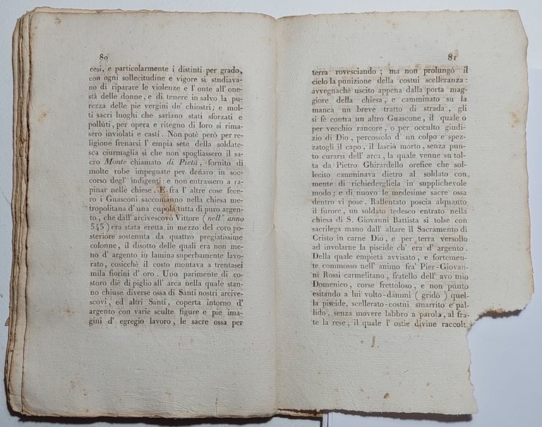 Libro antico Ravenna dall'anno 1500 sino all'anno 1513 In volgare …