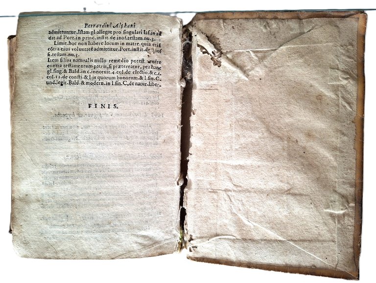 Libro antico Seicentina Collectanea, seu reportata iuris civilis Bernardinus Alphani …