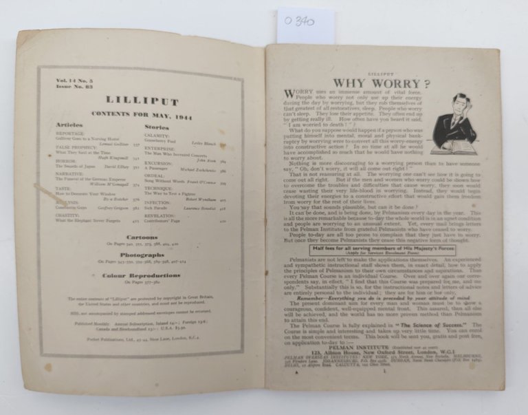 Magazine Lilliput One shilling May 1944