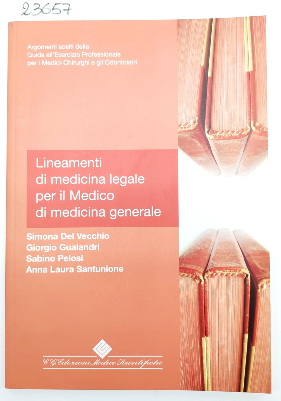 Lineamenti di medicina legale per il medico di medicina generale … | Immagine principale
