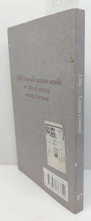 Lisia Contro i tiranni Marsilio 2002 | Immagine Gallery 2