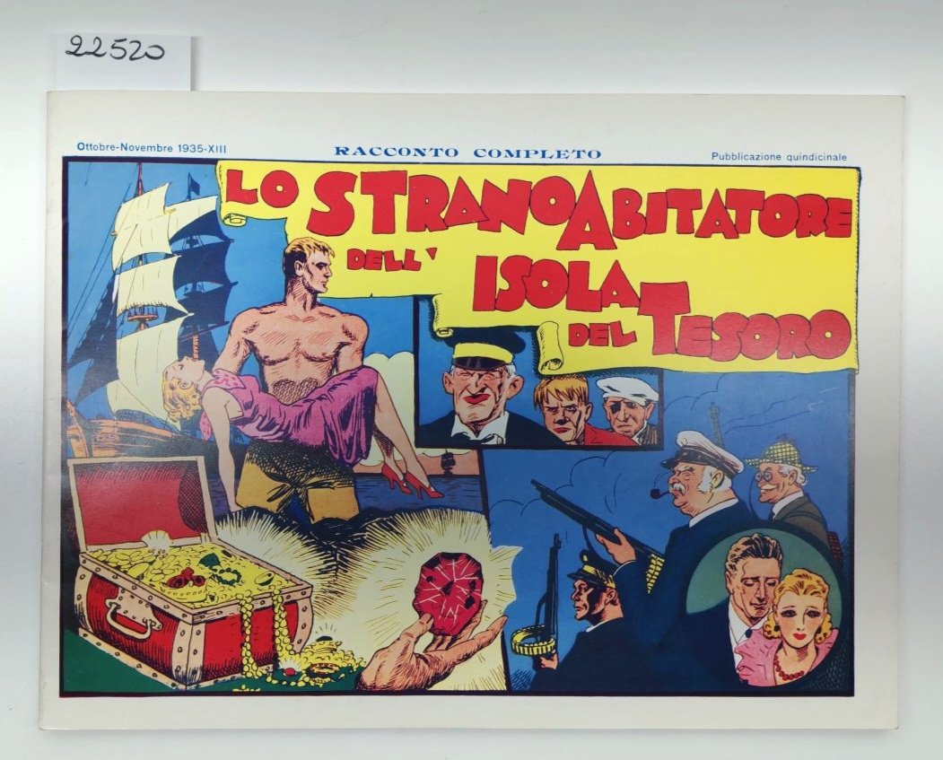 Lo strano abitatore dell'Isola del tesoro Nerbini ristampa anastatica