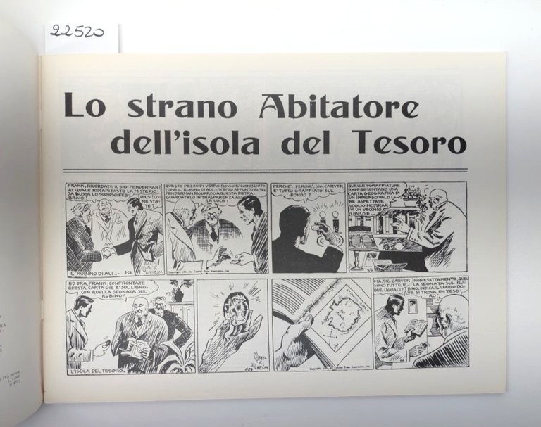 Lo strano abitatore dell'Isola del tesoro Nerbini ristampa anastatica