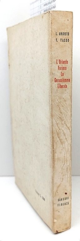 Lodovico Ariosto Torquato Tasso l'Orlando Furioso - la Gerusalemme Liberata …