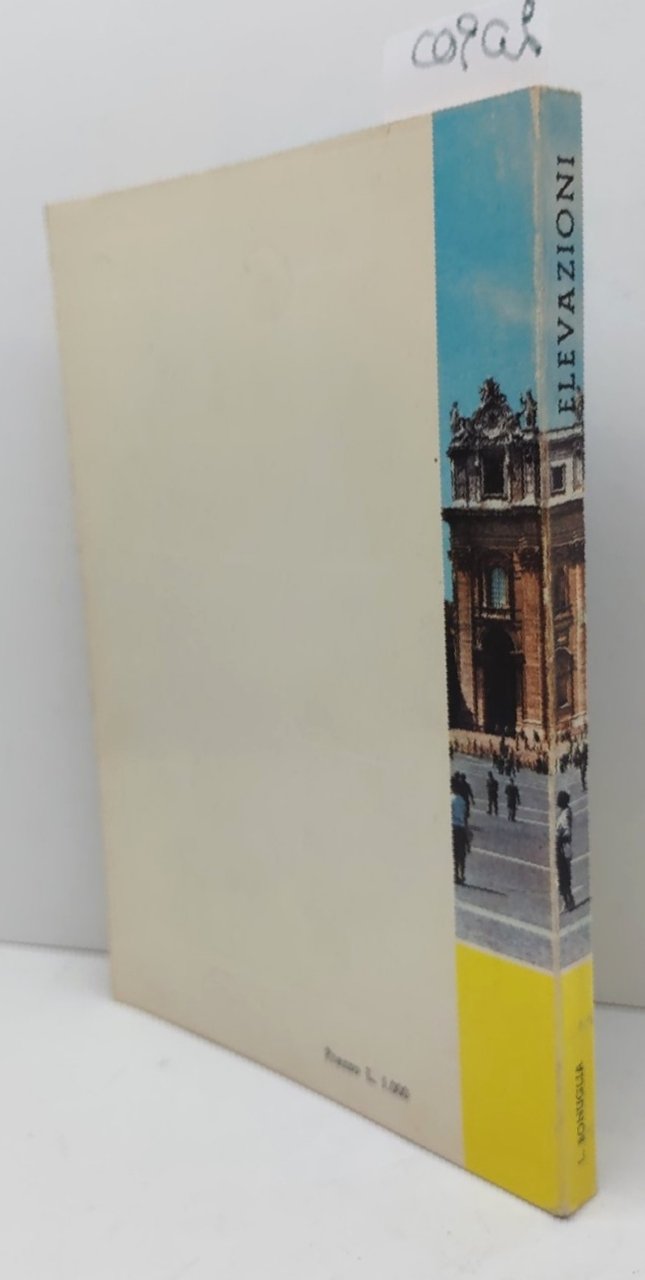 Lorenzo Bonuglia Elevazione liriche morali religiose Roma 1966
