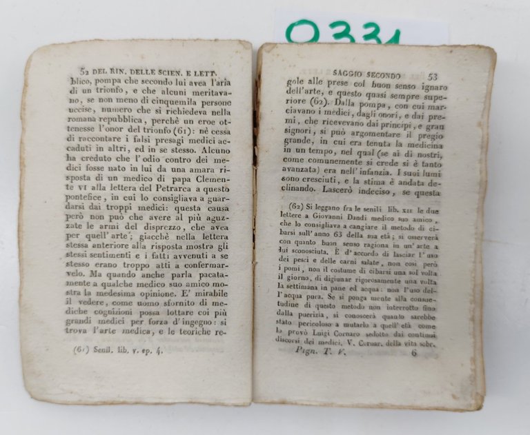 Lorenzo Pignotti Storia Della Toscana Tomo V Firenze G. Ducci …