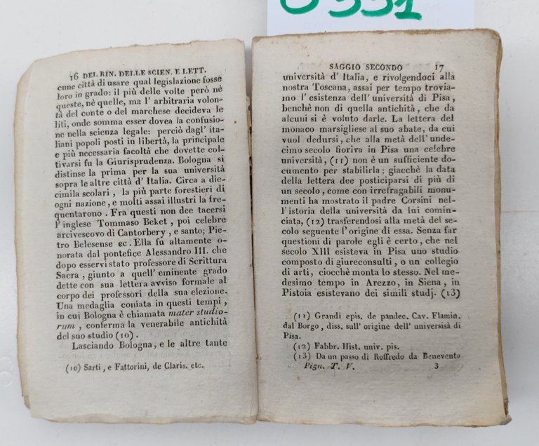 Lorenzo Pignotti Storia Della Toscana Tomo V Firenze G. Ducci …