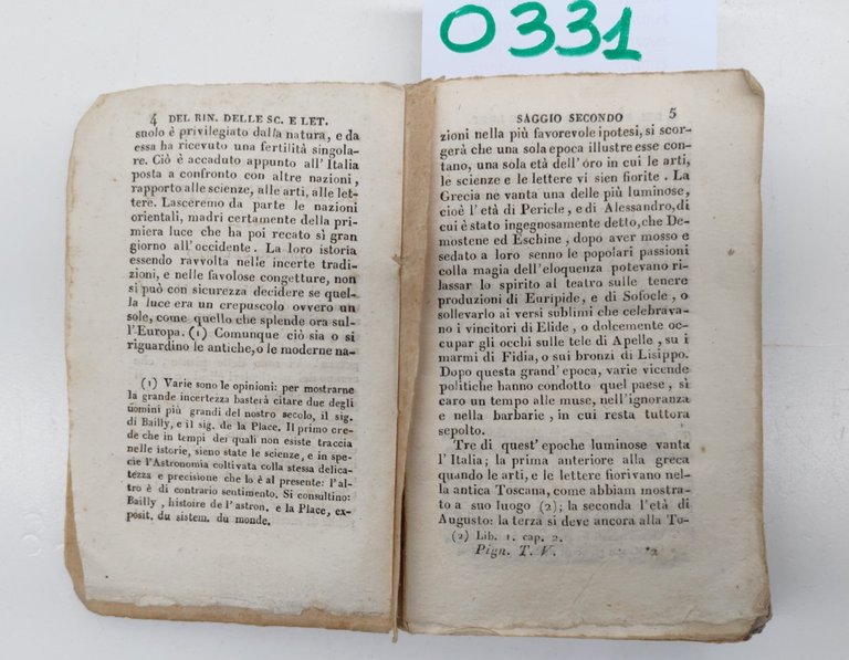 Lorenzo Pignotti Storia Della Toscana Tomo V Firenze G. Ducci …