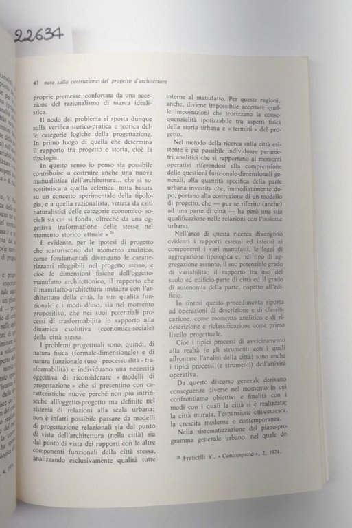 Loris Macci Materiali per un progetto di architettura Teorema 1980