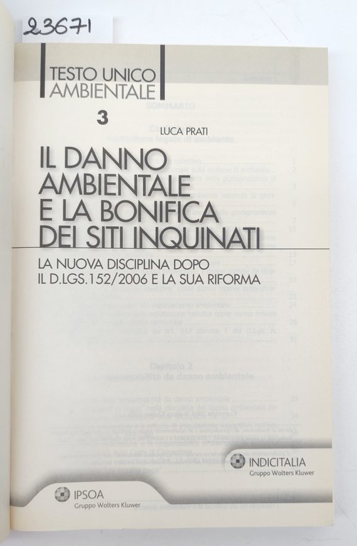 Luca Prati Il danno ambientale e la bonifica dei siti … | Immagine Gallery 3