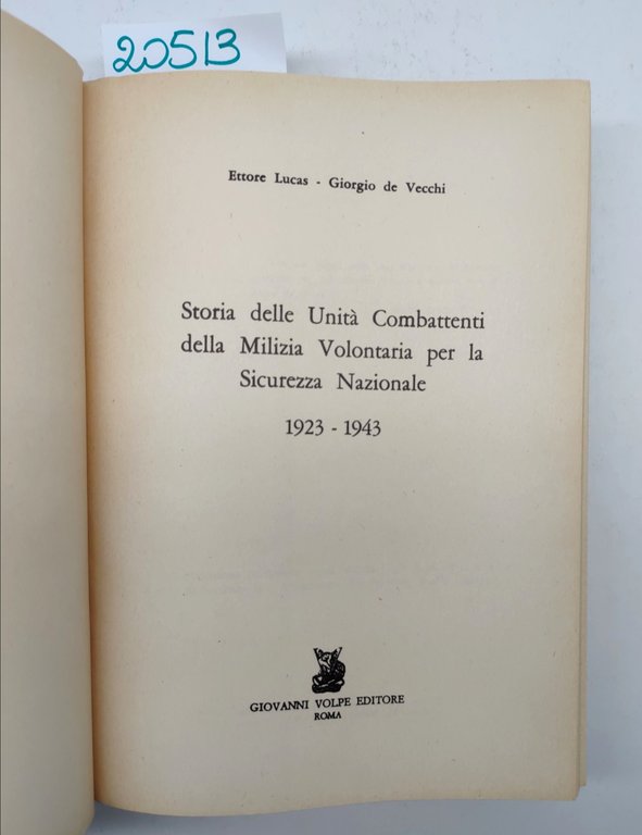 Lucas - De Vecchi Storia delle unità combattenti della M.V.S.N. …
