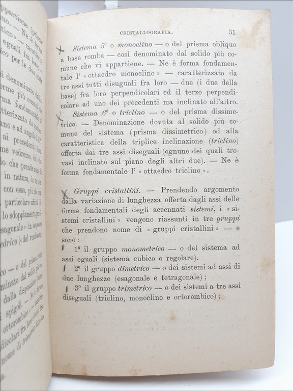 Lucchetti Mineralogia parte 1° o generale Giusti 1906 | Immagine Gallery 2