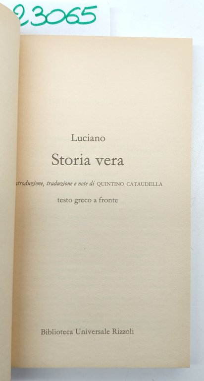 Luciano Storia vera BUR Rizzoli 3° edizione 1995 | Immagine Gallery 3