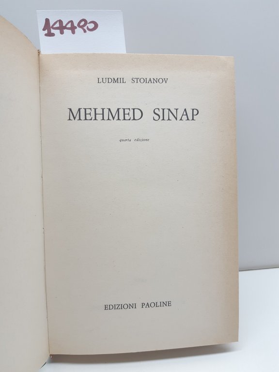 Ludmil Stoianov Mehmed Sinap 4° ed. Paoline 1963