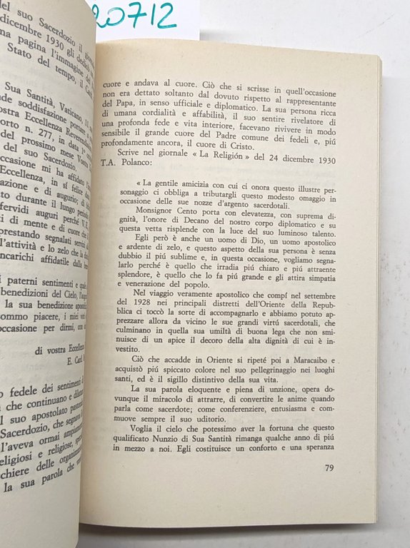 Luigi Bogliolo Fausta Casolini Il Cardinale Cento CittàNuova editrice 1983