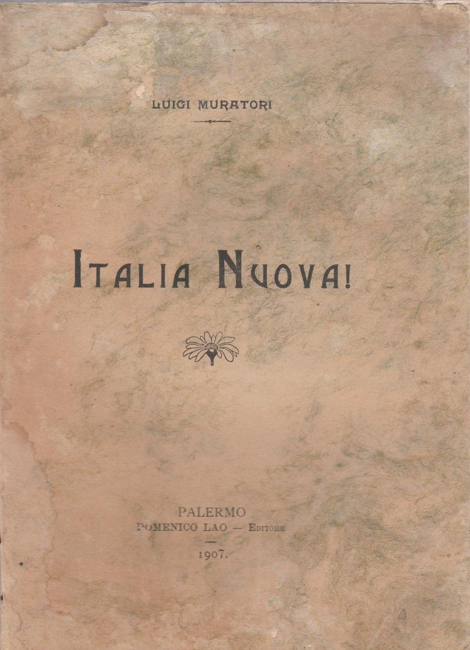 Luigi Muratori-Italia Nuova-Palermo Domenico Lao 1907-L4299