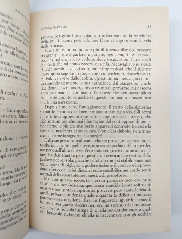 Luigi Pirandello Romanzi Il fu Mattia Pascal e Il tornio …