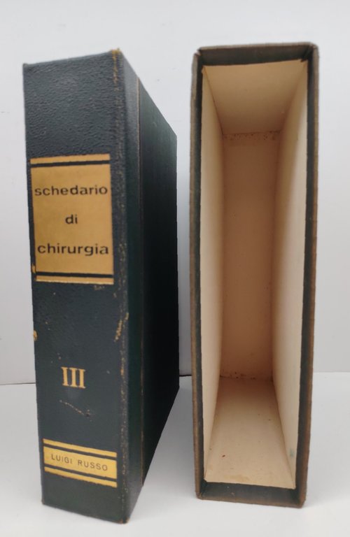 Luigi Russo Schedario di chirurgia 4 volumi 1964 copia numero …