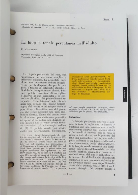 Luigi Russo Schedario di chirurgia 4 volumi 1964 copia numero …