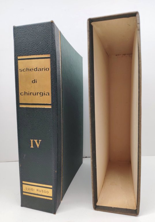 Luigi Russo Schedario di chirurgia 4 volumi 1964 copia numero …