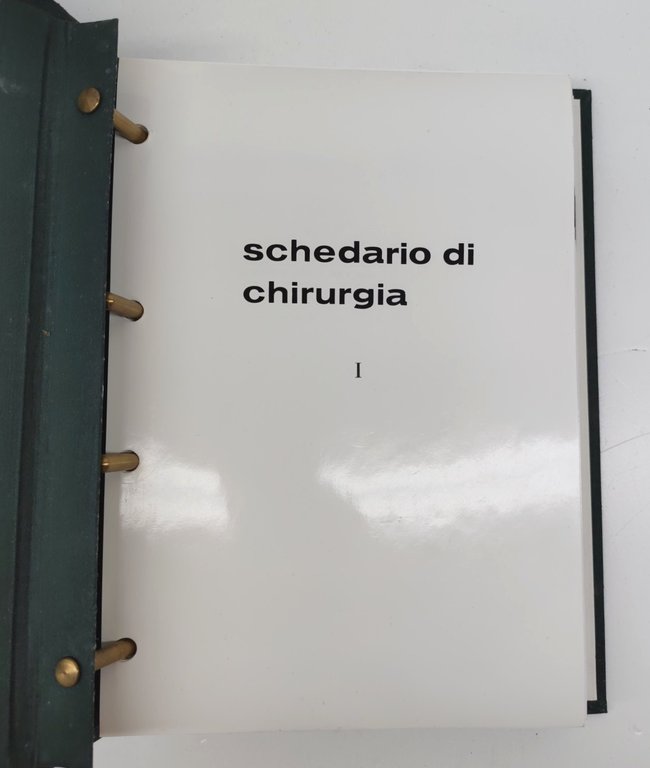 Luigi Russo Schedario di chirurgia 4 volumi 1964 copia numero …