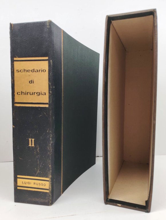 Luigi Russo Schedario di chirurgia 4 volumi 1964 copia numero …