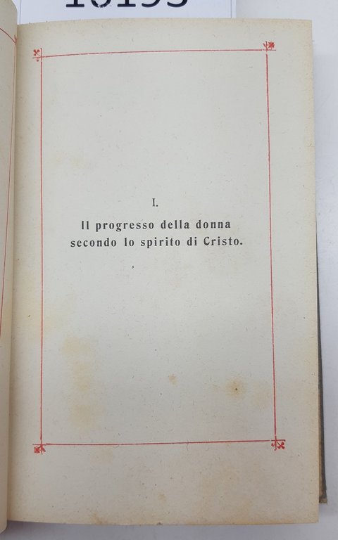 Luisa Anzoletti La donna nel Progresso Cristiano 2∞ edizione Cogliati …