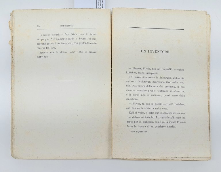 M. Serao Fior Di Passione Novelle Baldini & Castoldi 1899 … | Immagine Gallery 9