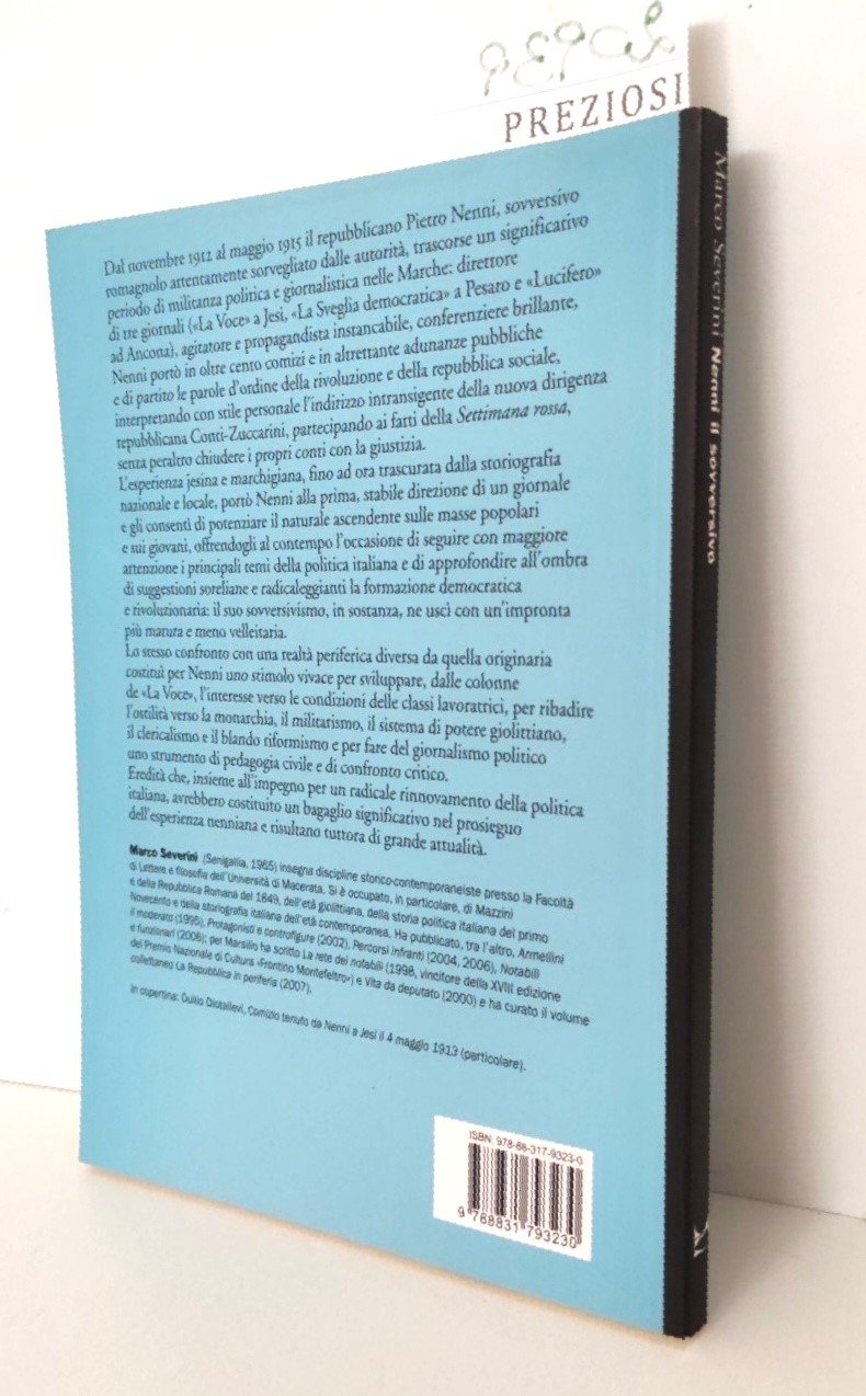 M. Severini Nenni il sovversivo l'esperienza a Jesi e nelle …