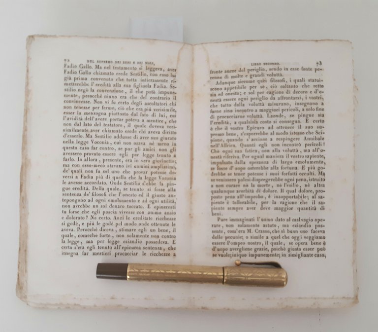 Tullio Cicerone Del Supremo dei beni e dei mali libri …