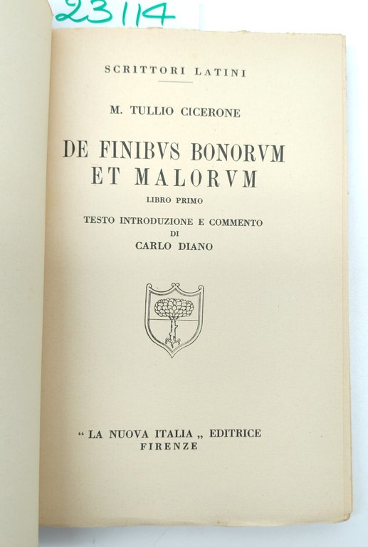 M. Tullio Cicerone De finibus bonorum et malorum libro I … | Immagine Gallery 4