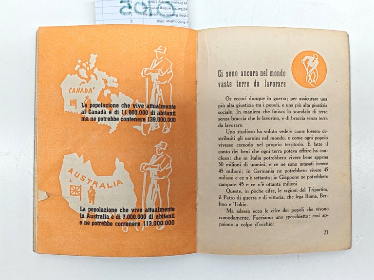 Contadino questa guerra opuscolo di propaganda di Manlio Pompei editrice …