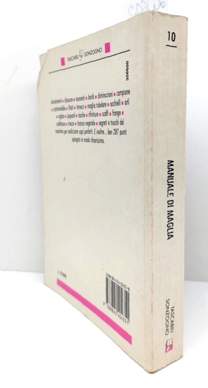 Manuale di maglia tecniche punti lavori e consigli tascabili Sonzogno …