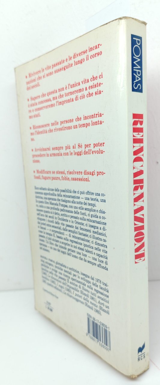 Manuela Pompas Reincarnazione alla scoperta delle vite passate Rizzoli 1° … | Immagine principale