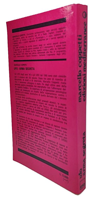 Marcello Coppetti UFO arma segreta Edizioni Mediterranee 1979