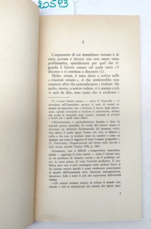 Marcello G. Campagnol Le relazioni umane Idea 1967