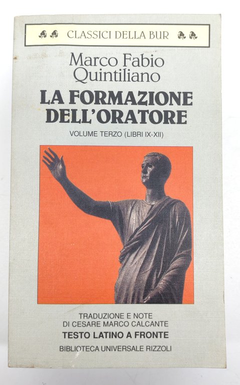 Marco Fabio Quintiliano La formazione dell'oratore 3 volumi 1° edizione … | Immagine Gallery 10