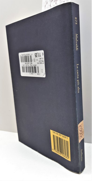 Marco Malvaldi La carta più alta Sellerio 2012 5° edizione