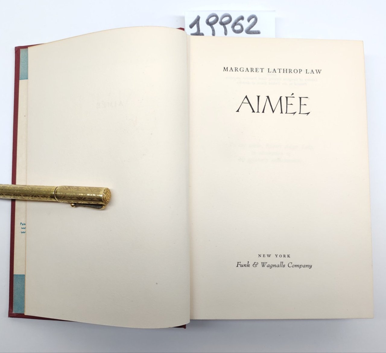 Margaret Lathrop Law Aimee Funk & Wagnalls 1956